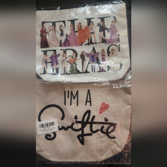 Handbags - (1) The Eras & (1) I'm a Swiftie Zip Bag. Makeup Pencil Travel Bag